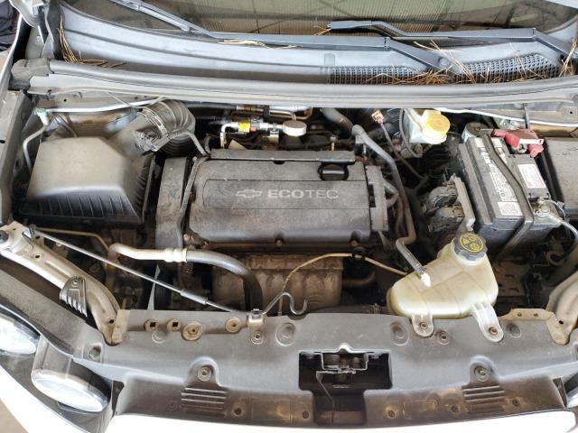 1G1JA5SH5C4189929 - 2012 CHEVROLET SONIC LS ვერცხლისფერი ფოტო 11