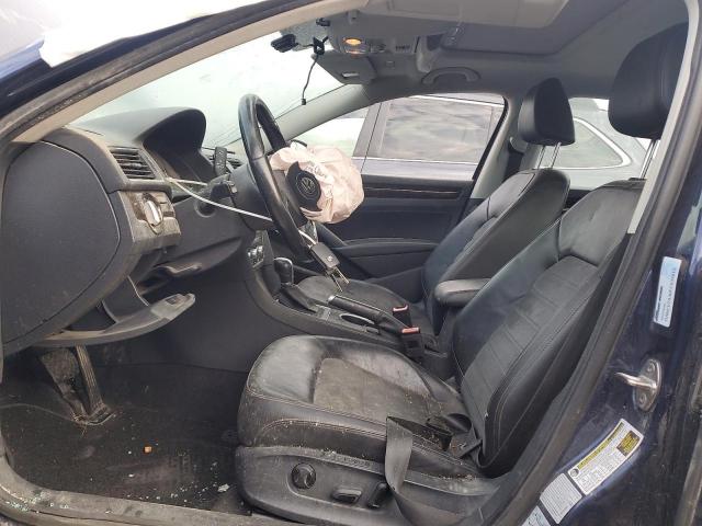 1VWCV7A30FC033410 - 2015 VOLKSWAGEN PASSAT SEL BLUE photo 7