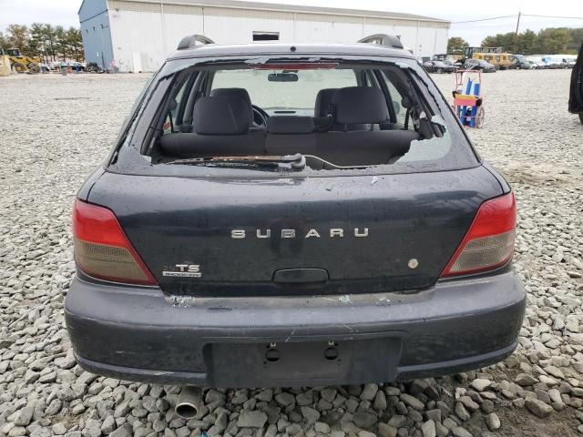 JF1GG65522H832449 - 2002 SUBARU IMPREZA TS BLACK photo 6