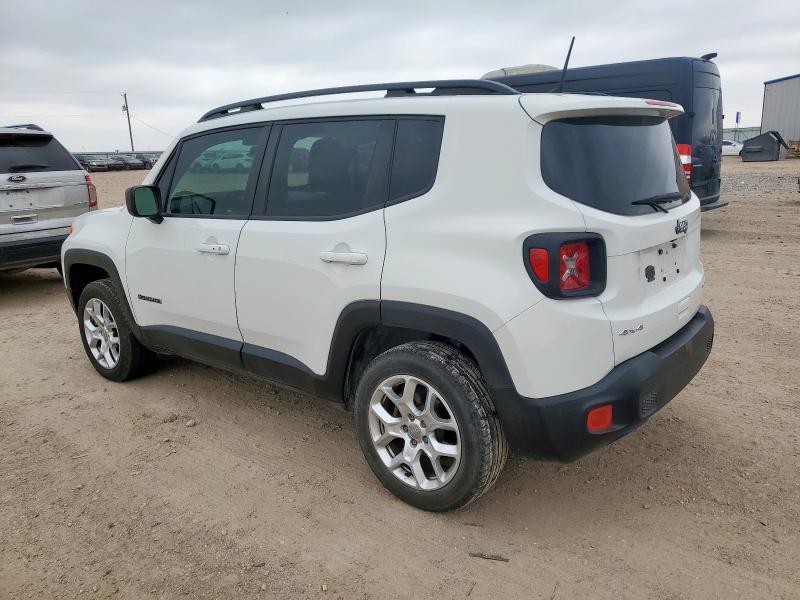 ZACCJBAB4JPJ22522 - 2018 JEEP RENEGADE SPORT თეთრი ფოტო 2