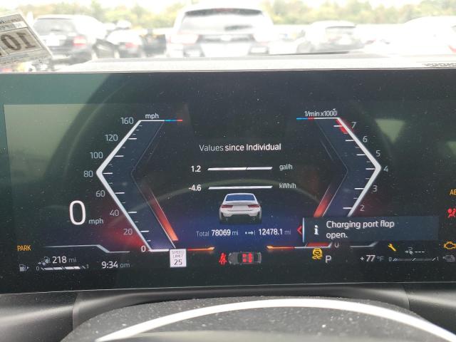 3MW39FS02P8D08576 - 2023 BMW 330XE WHITE photo 9