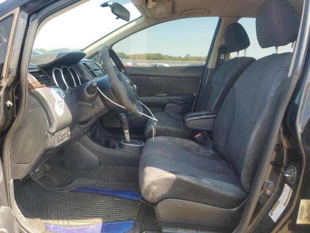 3N1BC1AP5AL362303 - 2010 NISSAN VERSA S BLACK photo 7