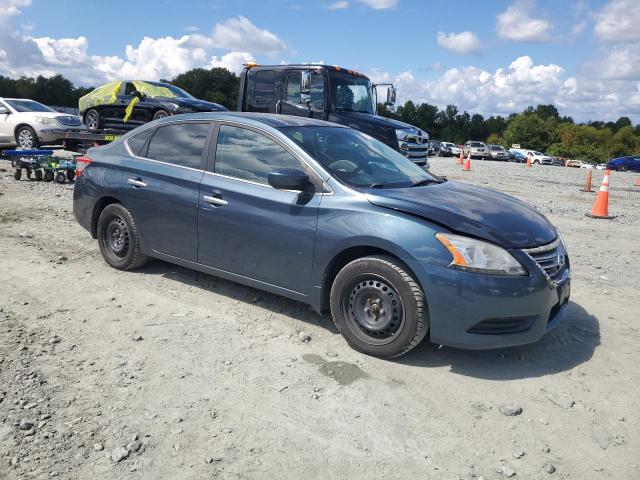 3N1AB7AP7EY208816 - 2014 NISSAN SENTRA S BLUE photo 4