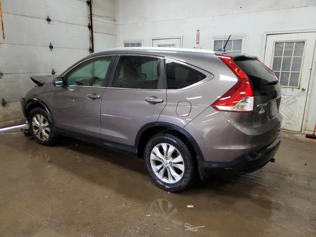 5J6RM4H77DL080836 - 2013 HONDA CR-V EXL TAN photo 2