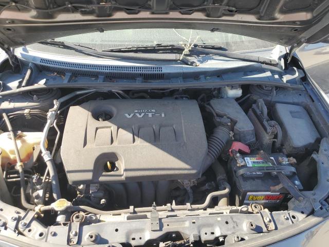 2T1BU4EE9AC492768 - 2010 TOYOTA COROLLA BASE Сұр фото 11