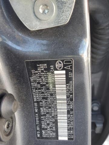 2T1BU4EE9AC492768 - 2010 TOYOTA COROLLA BASE Сұр фото 12