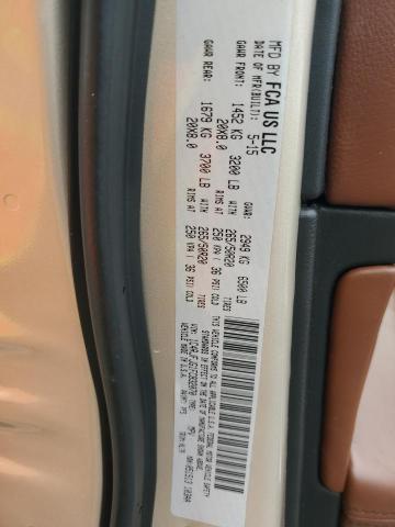 1C4RJFJG1FC832070 - 2015 JEEP GRAND CHER SUMMIT GOLD photo 13