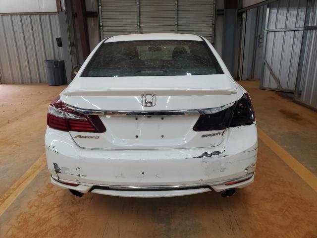 1HGCR2F53HA116429 - 2017 HONDA ACCORD SPORT WHITE photo 6