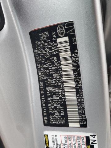 2T1KR32E05C347379 - 2005 TOYOTA COROLLA MA XR SILVER photo 12