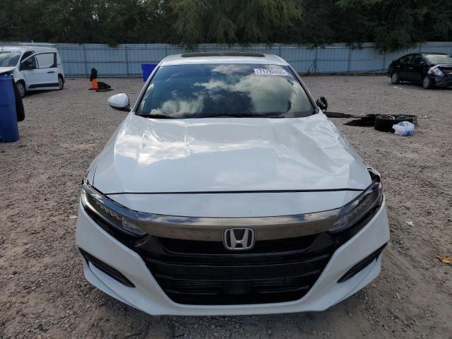 1HGCV2F32KA009373 - 2019 HONDA ACCORD SPORT WHITE photo 5