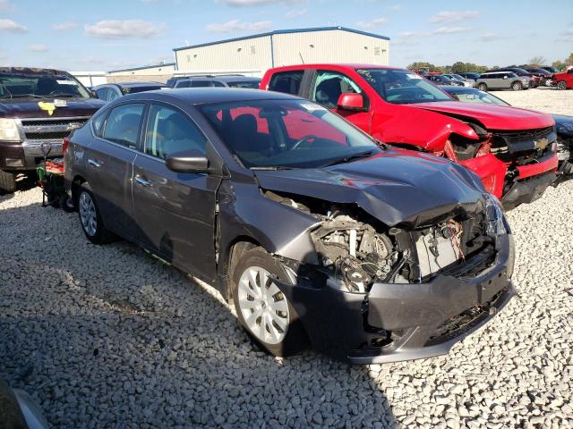 3N1AB7AP4KY253644 - 2019 NISSAN SENTRA S GRAY photo 4
