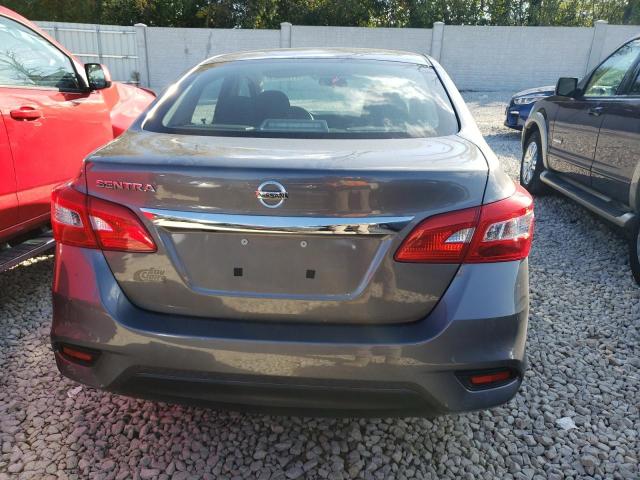 3N1AB7AP4KY253644 - 2019 NISSAN SENTRA S GRAY photo 6