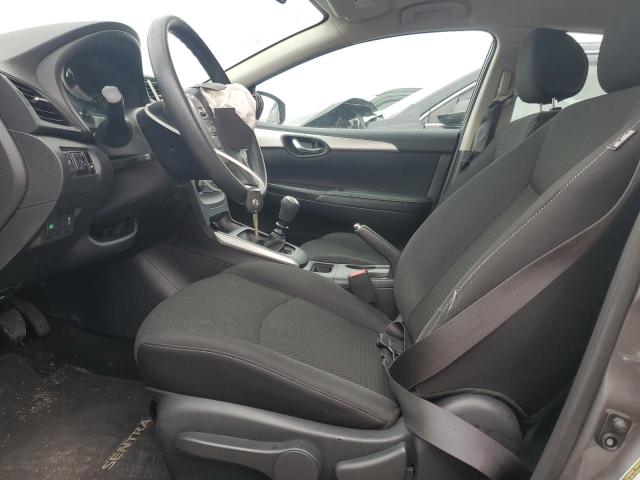 3N1AB7AP4KY253644 - 2019 NISSAN SENTRA S GRAY photo 7