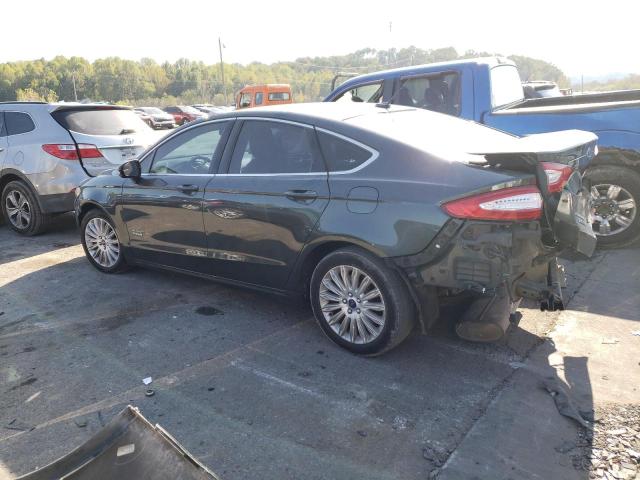 3FA6P0PUXGR209745 - 2016 FORD FUSION SE PHEV GREEN photo 2