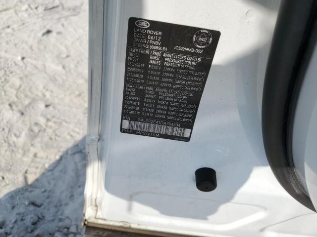 SALSP2E41DA764394 - 2013 LAND ROVER RANGE ROVE AUTOBIOGRAPHY WHITE photo 13