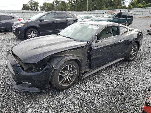 1FA6P8TH8F5328743 - 2015 FORD MUSTANG BLACK photo 1