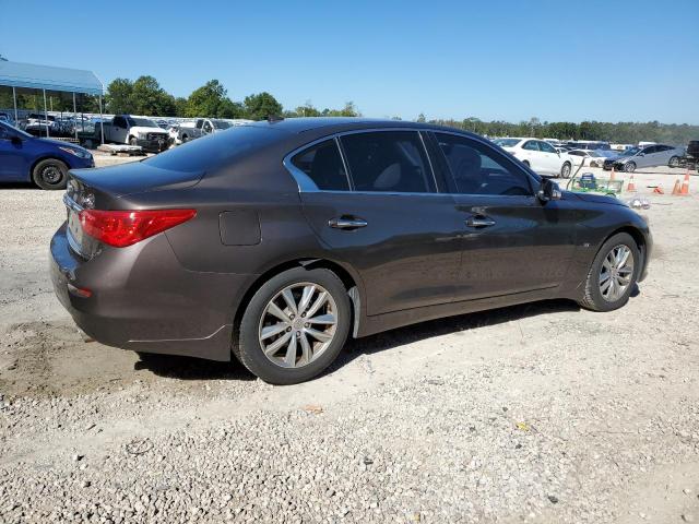 JN1BV7ARXEM690925 - 2014 INFINITI Q50 BASE BROWN photo 3