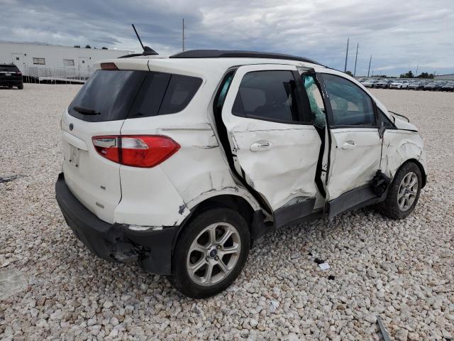 MAJ3P1TE5JC199199 - 2018 FORD ECOSPORT SE WHITE photo 3