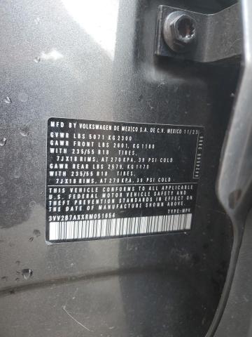 3VV2B7AXXRM051654 - 2024 VOLKSWAGEN TIGUAN SE 灰色 照片 13