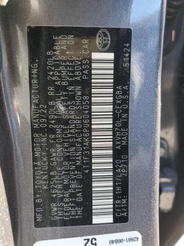 4T1F31AK6PU604058 - 2023 TOYOTA CAMRY XLE 灰色 照片 13