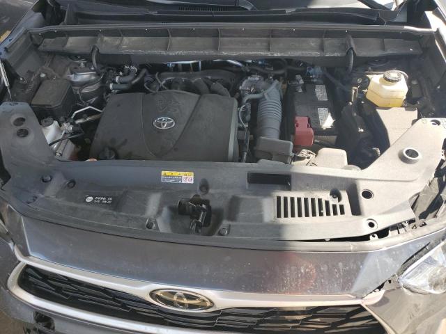 5TDGZRAH1NS543777 - 2022 TOYOTA HIGHLANDER XLE CHARCOAL photo 12