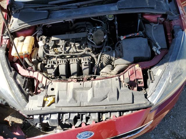 1FADP3K25FL253728 - 2015 FORD FOCUS SE RED photo 11