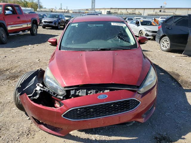 1FADP3K25FL253728 - 2015 FORD FOCUS SE RED photo 5