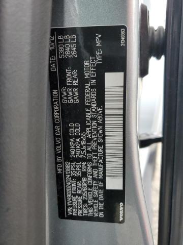 YV4902DZ4D2413882 - 2013 VOLVO XC60 T6 SILVER photo 13