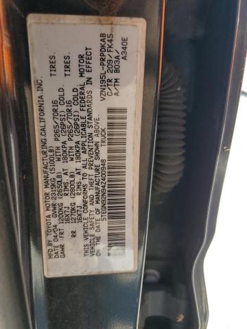 5TEGN92N94Z400948 - 2004 TOYOTA TACOMA DOUBLE CAB PRERUNNER BLACK photo 12