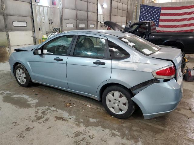 1FAHP34N78W268290 - 2008 FORD FOCUS S/SE BLUE photo 2