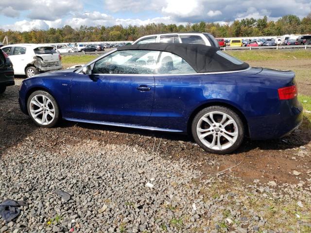 WAUVGAFH5DN001977 - 2013 AUDI S5 PRESTIGE BLUE photo 2