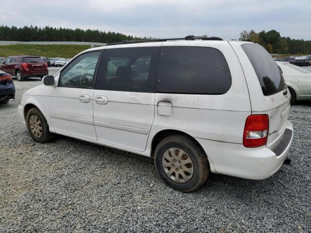 KNDUP132556706031 - 2005 KIA SEDONA EX WHITE photo 2