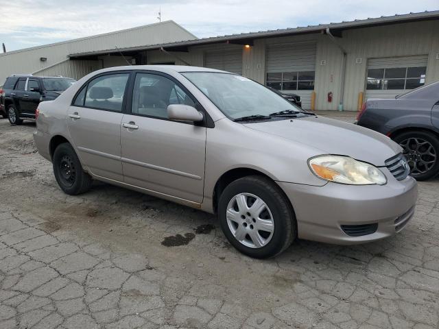 1NXBR32E53Z134553 - 2003 TOYOTA COROLLA CE BEIGE photo 4