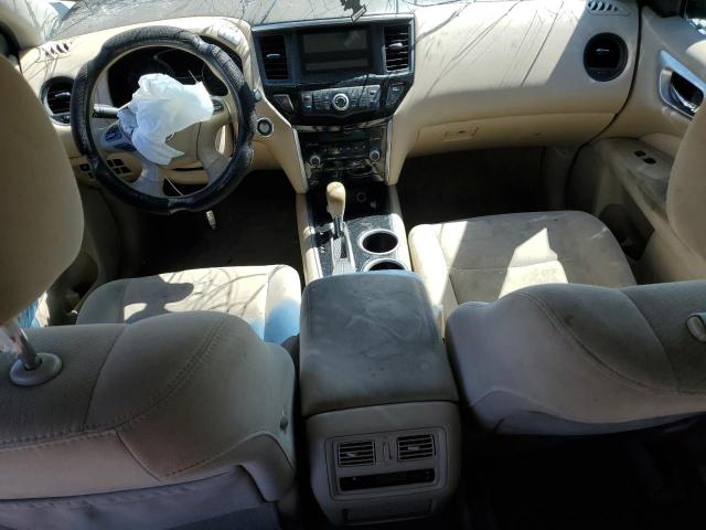 5N1AR2MN8FC614096 - 2015 NISSAN PATHFINDER S GRAY photo 8