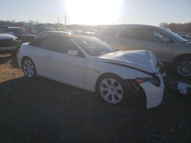 WBAEK73415B324591 - 2005 BMW 645 CI AUTOMATIC WHITE photo 4