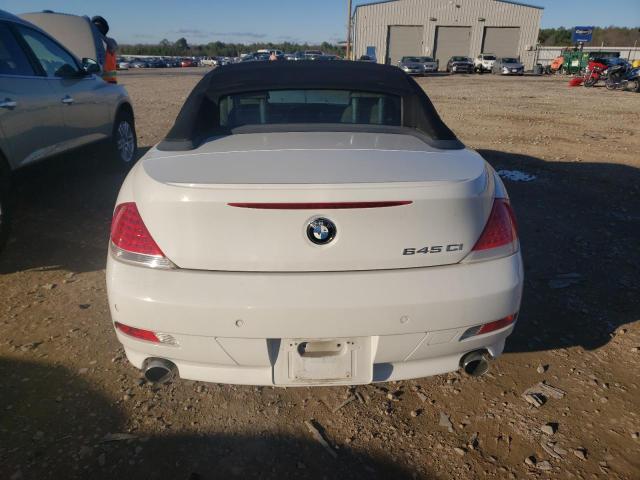 WBAEK73415B324591 - 2005 BMW 645 CI AUTOMATIC WHITE photo 6