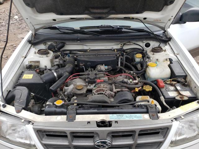 JF1SF6555XH730230 - 1999 SUBARU FORESTER S WHITE photo 12