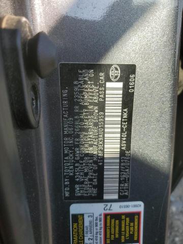 4T1BF3EK9AU015959 - 2010 TOYOTA CAMRY BASE 灰色 照片 12