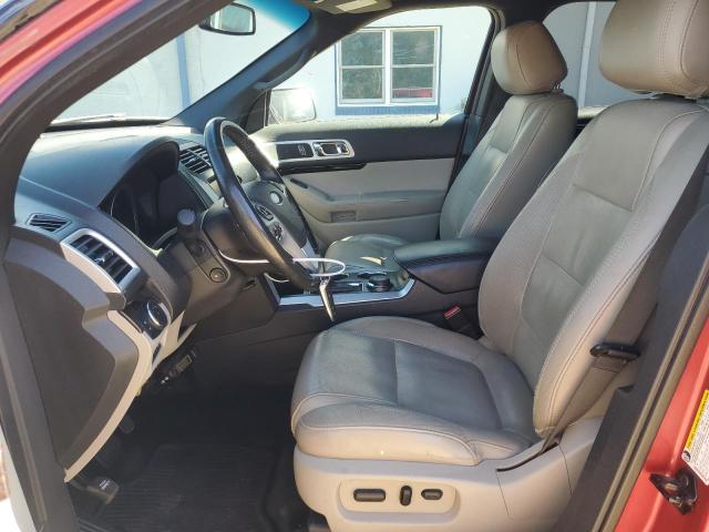 1FMHK8F82CGA51659 - 2012 FORD EXPLORER LIMITED RED photo 7