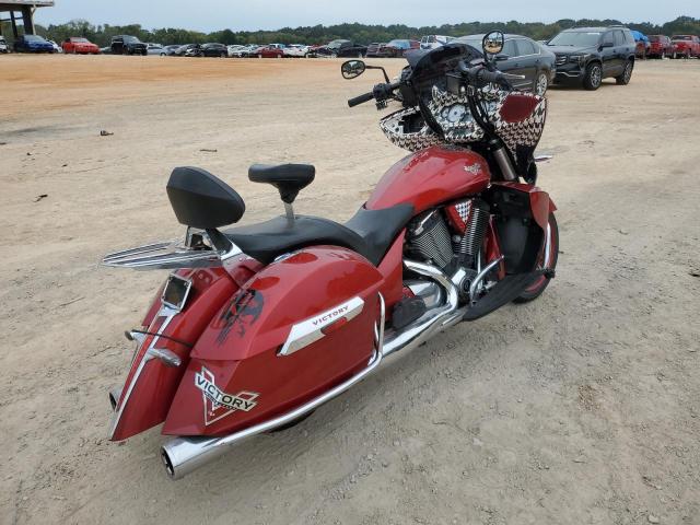 5VPTW36N5D3015406 - 2013 VICTORY MOTORCYCLES CROSS COUN TOUR RED photo 4