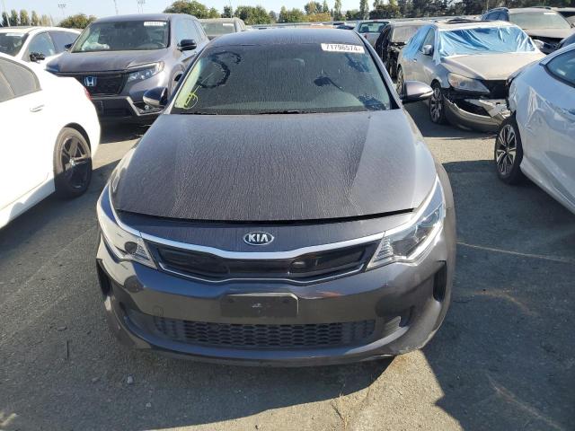 KNAGT4LEXH5016349 - 2017 KIA OPTIMA HYBRID GRAY photo 5