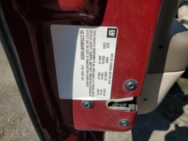 1G1ZT64804F190220 - 2004 CHEVROLET MALIBU MAXX LS 红色 照片 12