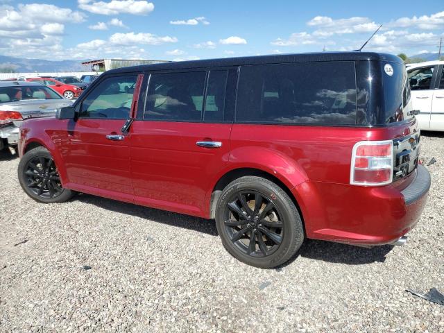 2FMGK5C86KBA28289 - 2019 FORD FLEX SEL RED photo 2