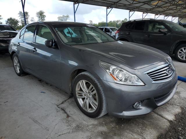 JN1CV6AP7DM724931 - 2013 INFINITI G37 BASE GRAY photo 4