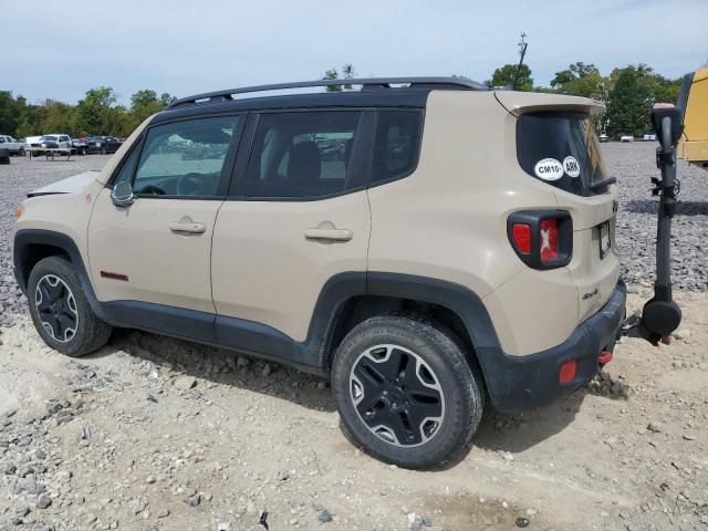 ZACCJBCT0FPB55383 - 2015 JEEP RENEGADE TRAILHAWK TAN photo 2