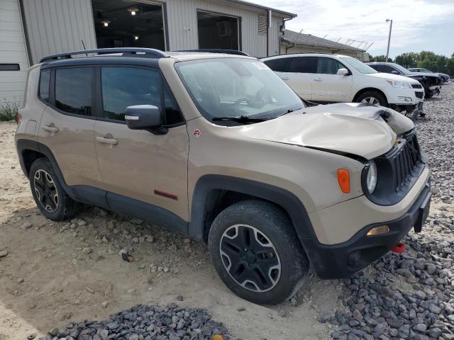 ZACCJBCT0FPB55383 - 2015 JEEP RENEGADE TRAILHAWK TAN photo 4