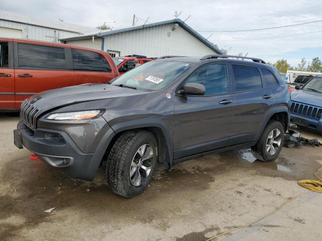 1C4PJMBS6FW501921 - 2015 JEEP CHEROKEE TRAILHAWK GRAY photo 1