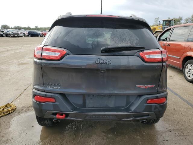 1C4PJMBS6FW501921 - 2015 JEEP CHEROKEE TRAILHAWK GRAY photo 6
