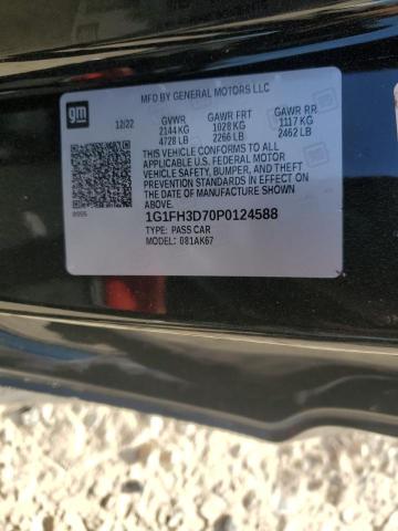 1G1FH3D70P0124588 - 2023 CHEVROLET CAMARO SS Qara foto 12