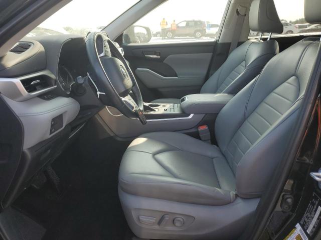5TDGZRBH2NS226749 - 2022 TOYOTA HIGHLANDER XLE შავი ფოტო 7